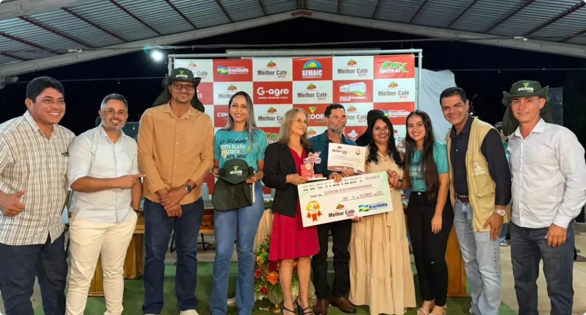 Reconhecimento consolida Nova Brasilândia d’Oeste como a Cidade do Café
